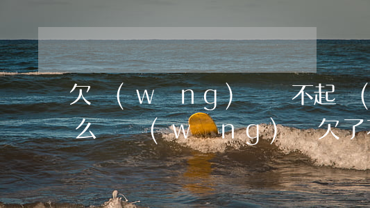 欠網(wǎng)貸還不起會(huì)怎么樣(網(wǎng)貸欠了不還會(huì)怎么樣)