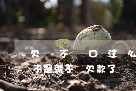 欠網貸不還戶口會注銷么(網貸賬戶注銷了,是不是就不會欠款了)