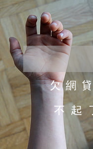 欠網貸多少錢還不起怎么辦(網貸欠了幾萬還不起了怎么辦呢)