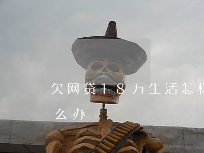 欠网贷18万生活怎样过(欠了十二万网贷怎么办)