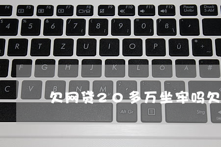 欠网贷20多万坐牢吗(欠网贷十万会坐牢吗)