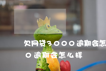 欠网贷3000逾期会怎么样(欠网贷3000逾期会怎么样)