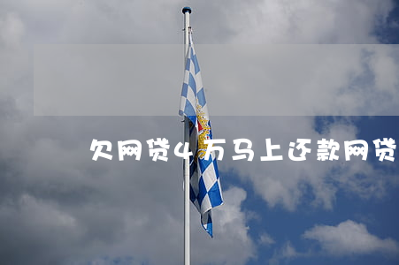 欠网贷4万马上还款(网贷欠了四万多)
