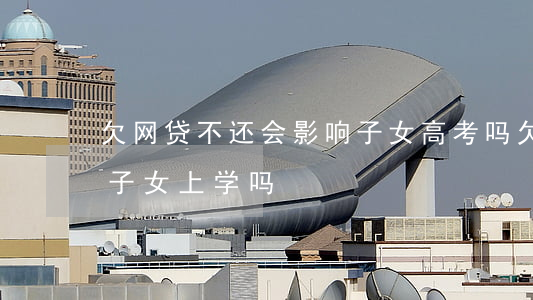 欠网贷不还会影响子女高考吗(欠网贷会影响子女上学吗)
