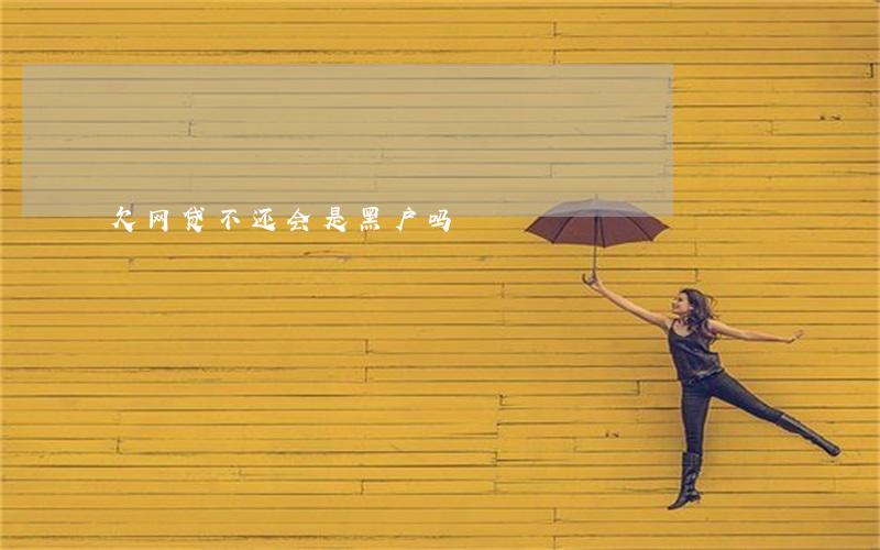 欠网贷不还会是黑户吗