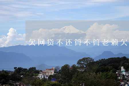 欠网贷不还算不算老赖(欠网贷算是老赖吗)