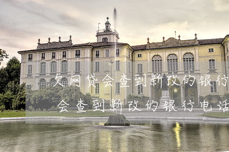 欠网贷会查到新改的银行电话号码-欠网贷会查到新改的银行电话号码吗