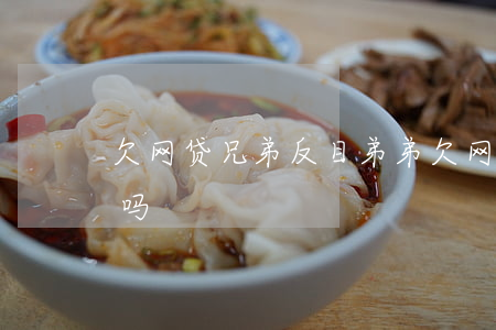 欠网贷兄弟反目(弟弟欠网贷不还和家人有关吗)