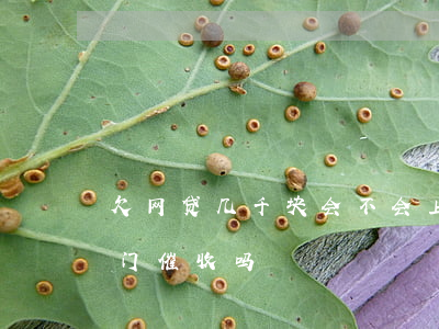 欠网贷几千块会不会上门催款(网贷欠钱会上门催收吗)
