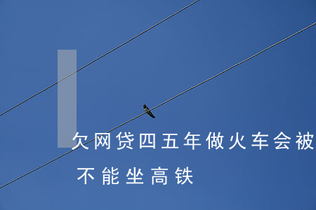 欠网贷四五年做火车会被抓吗(网贷欠多久会不能坐高铁)