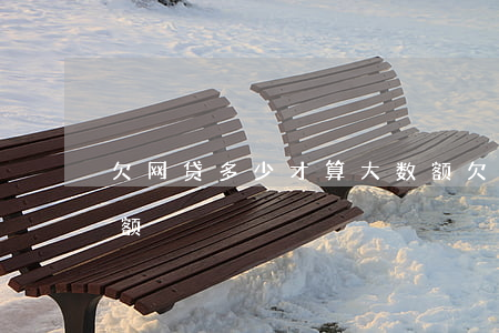 欠网贷多少才算大数额(欠网贷多少才算大数额)
