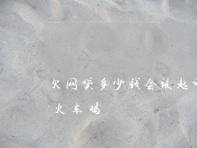 欠网贷多少钱会被起诉不能坐车(欠网贷能坐火车吗)