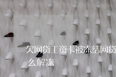 欠网贷工资卡被冻结(网贷逾期工资卡冻结怎么解冻)