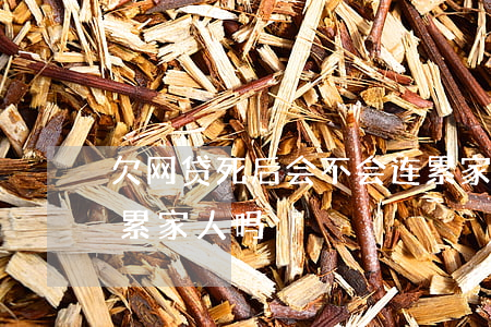欠网贷死后会不会连累家人(欠网贷死后会连累家人吗)