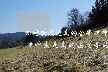 欠网贷没还真的会寄律师函吗(网贷没还寄来律师函是真的法院寄的吗)