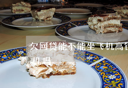 欠网贷能不能坐飞机高铁(欠网贷能坐高铁飞机吗?)