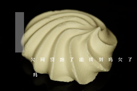 欠网贷跑了能找到吗(欠了网贷跑路会被找到吗)