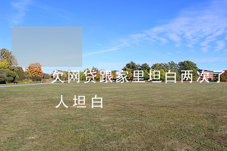 欠网贷跟家里坦白两次了(欠网贷第三次和家人坦白)