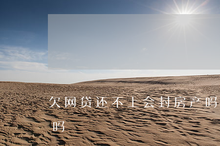 欠网贷还不上会封房产吗(欠网贷会冻结房产吗)