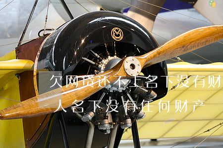 欠网贷还不上名下没有财产怎么办(网贷欠款人名下没有任何财产)