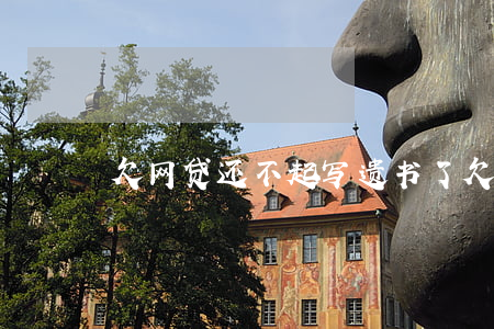 欠网贷还不起写遗书了(欠网贷给家里的遗书)