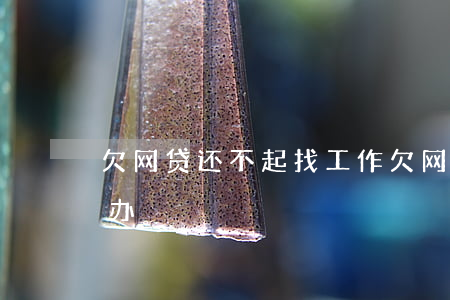 欠网贷还不起找工作(欠网贷找不到工作怎么办)
