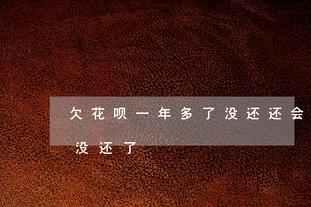 欠花呗一年多了没还还会有额度吗(花呗半年没还了)
