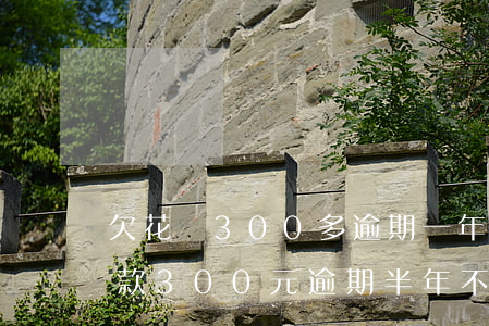 欠花唄300多逾期一年多怎么辦-花唄欠款300元逾期半年不還會怎樣?