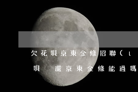 欠花唄京東金條招聯(lián)怎么辦(花唄沒還京東金條能過嗎)