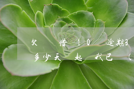 欠螞蟻借唄10萬逾期3年(借唄10萬逾期多少天會起訴,我已經(jīng)還了2000多)