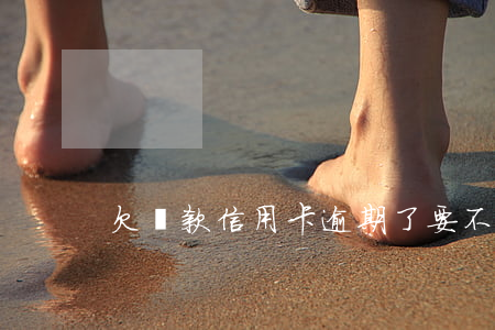 欠貸款信用卡逾期了要不要去做牢