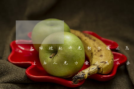 欠账被起诉无能力偿还怎么办(欠钱没还起诉过后人无力偿还怎么办)