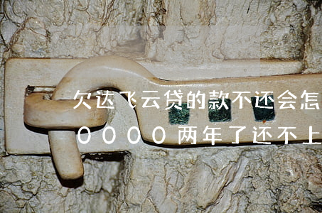 欠达飞云贷的款不还会怎么样(欠达飞云贷10000两年了还不上怎么办?会有什么样的后果)