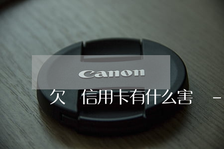 欠還信用卡有什么害處-欠信用卡的后果