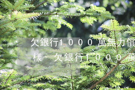 欠銀行1000萬無力償還會(huì)怎樣-欠銀行1000萬無力償還會(huì)怎樣處理