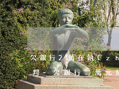 欠銀行2萬在執(zhí)行前還上了怎么判-欠銀行二萬元,結(jié)果會怎樣