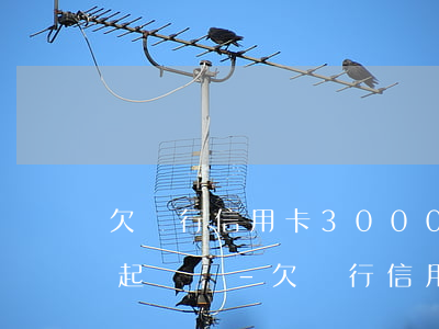 欠銀行信用卡3000多他們會(huì)起訴嗎-欠銀行信用卡3000多他們會(huì)起訴嗎怎么辦