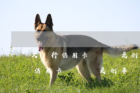 欠銀行信用卡沒還會是刑事責任嗎-欠銀行信用卡沒還會是刑事責任嗎怎么辦