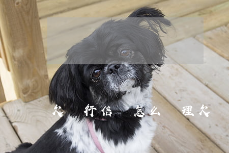 欠銀行信貸怎么處理(欠銀行貸款的后果)