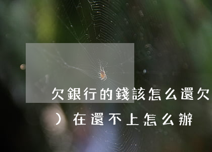 欠銀行的錢該怎么還 欠銀行的錢實(shí)在還不上怎么辦