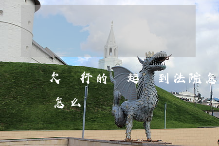 欠銀行的錢起訴到法院怎么辦（欠錢銀行起訴怎么辦）