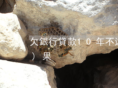 欠銀行貸款10年不還會是什么結(jié)果