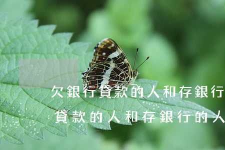 欠銀行貸款的人和存銀行的人圖片-欠銀行貸款的人和存銀行的人圖片對比