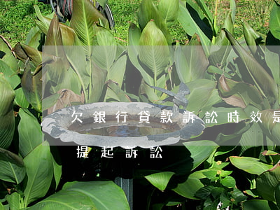 欠銀行貸款訴訟時效是多久(欠銀行貸款,銀行提起訴訟)