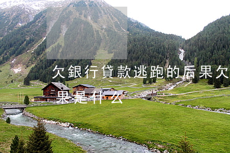 欠銀行貸款逃跑的后果(欠銀行貸款逃跑的后果是什么)
