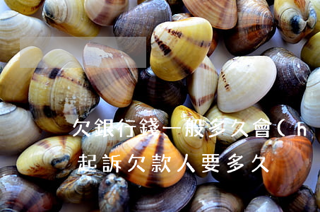 欠銀行錢一般多久會(huì)被起訴(銀行起訴欠款人要多久)