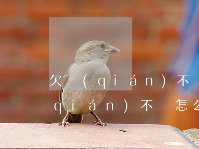 欠錢(qián)不還 怎么處理(黨員欠錢(qián)不還怎么處理)