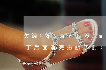 欠錢(qián)沒(méi)有還被起訴了后面還完撤訴了對(duì)后代還有影響嗎（欠錢(qián)沒(méi)有還被起訴了）