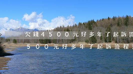 欠錢4500元好多年了起訴流程-欠錢4500元好多年了起訴流程是什么