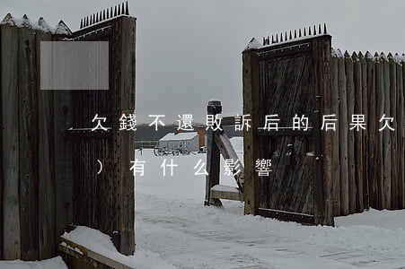 欠錢不還敗訴后的后果(欠錢敗訴會(huì)有什么影響)